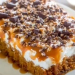 Pumpkin Caramel Poke Cake