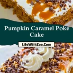 Pumpkin Caramel Poke Cake (2)
