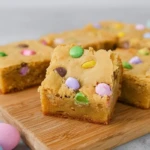 Quick Easter M&M Blondies
