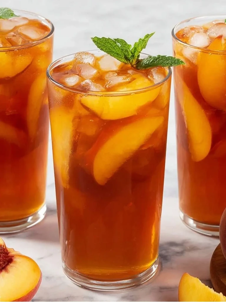 Refreshing Peach Iced Tea (1)