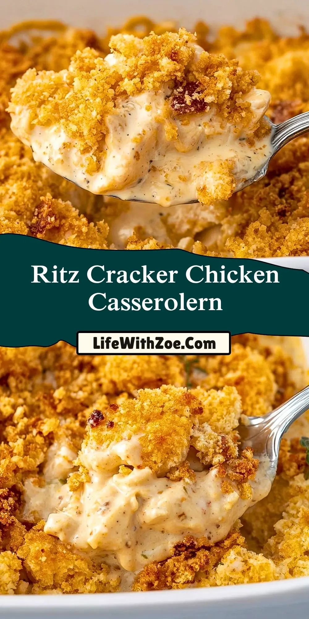 Ritz Cracker Chicken Casserolern (2)