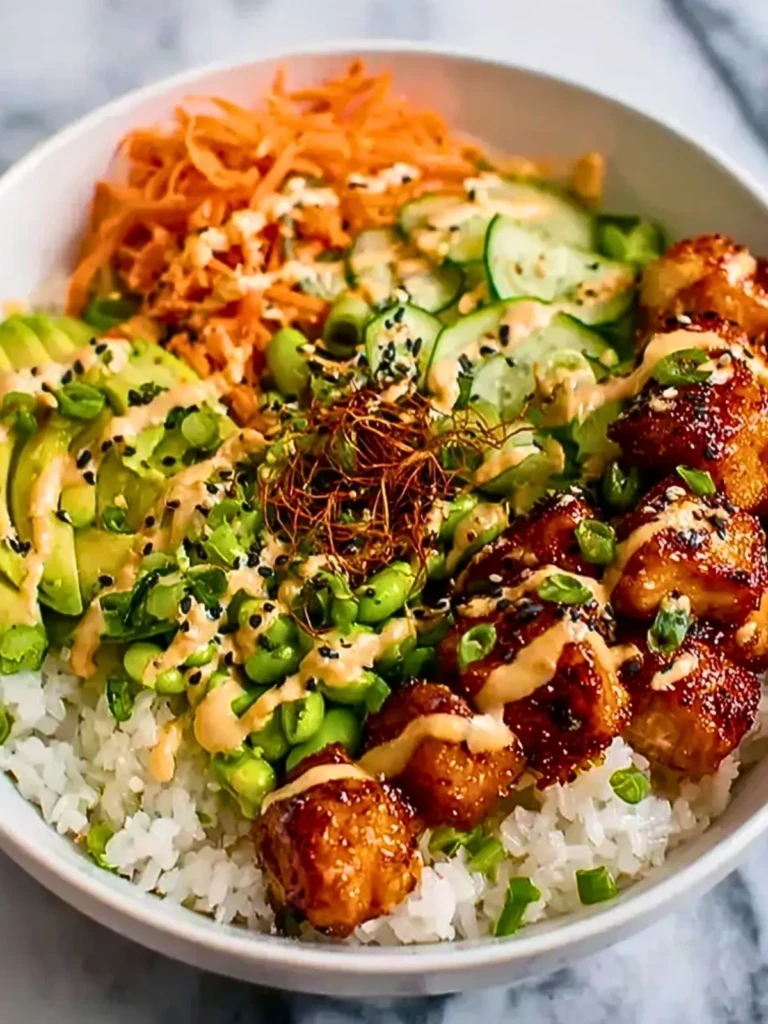 Spicy Salmon Rice Bowls (1)