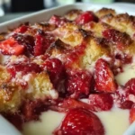 Strawberry Cream Cheese Cobbler