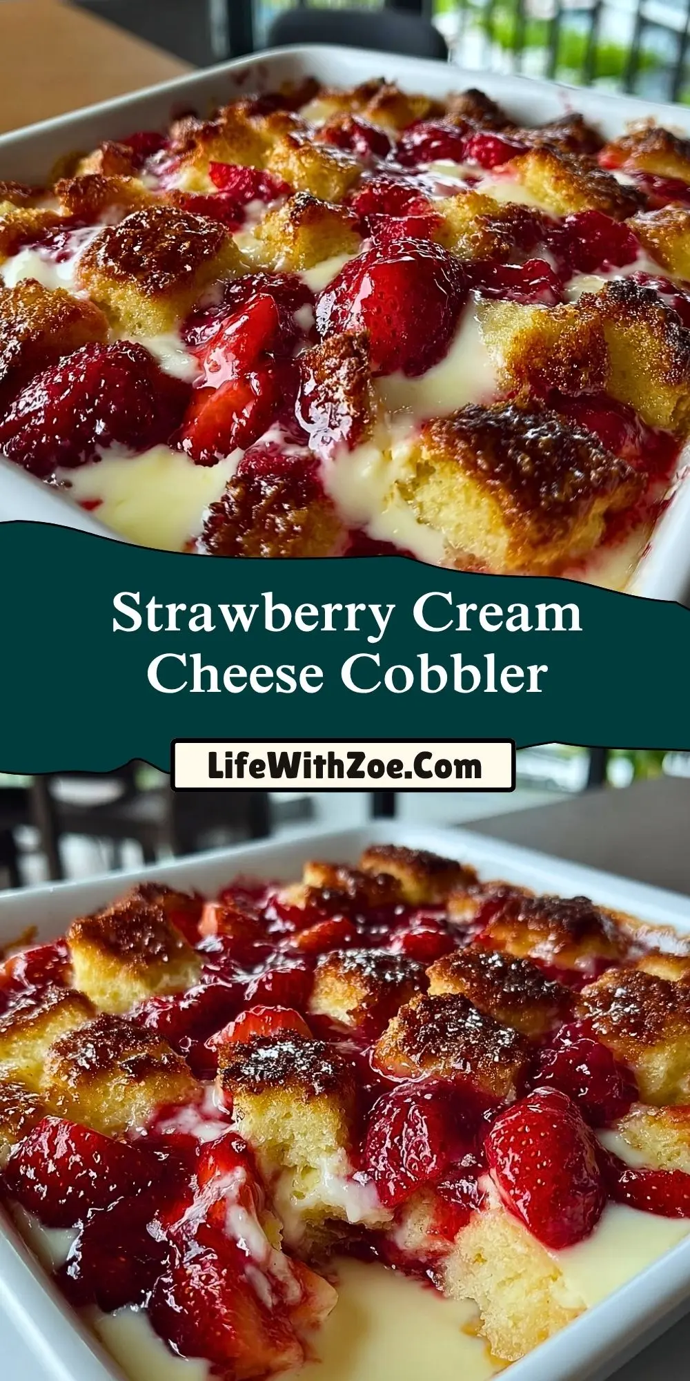 Strawberry Cream Cheese Cobbler (2)
