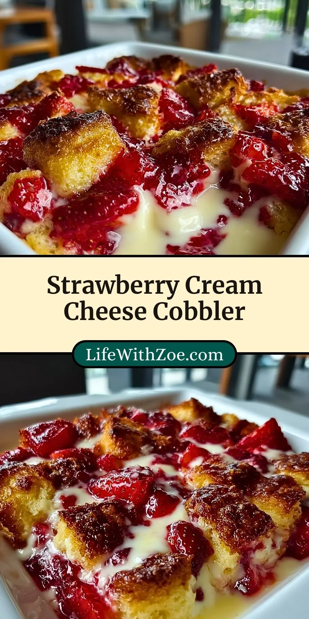 Strawberry Cream Cheese Cobbler (3)
