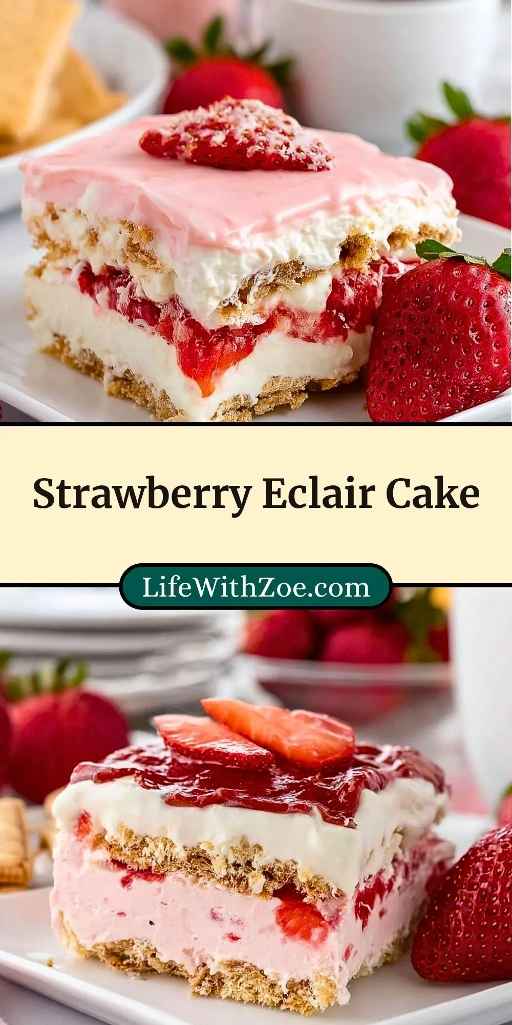 Strawberry Eclair Cake (3)