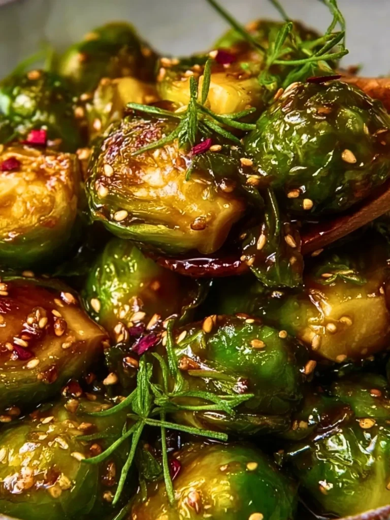 Teriyaki Glazed Brussels Sprouts (1)