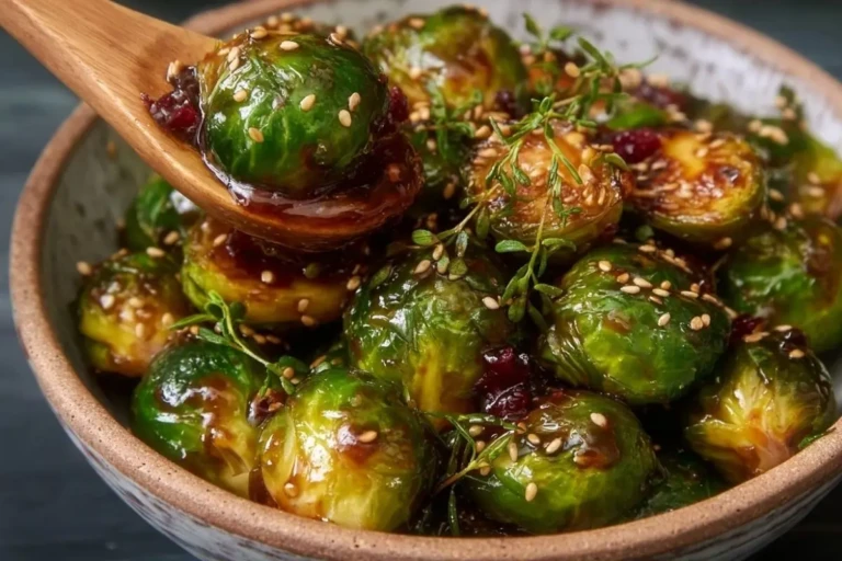 Teriyaki Glazed Brussels Sprouts